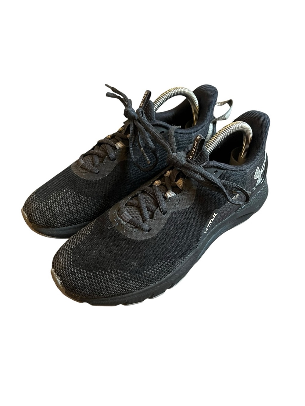 Under Armour UA U Sonic Trail Running Sneakers Mens 8 Black 3027764-001